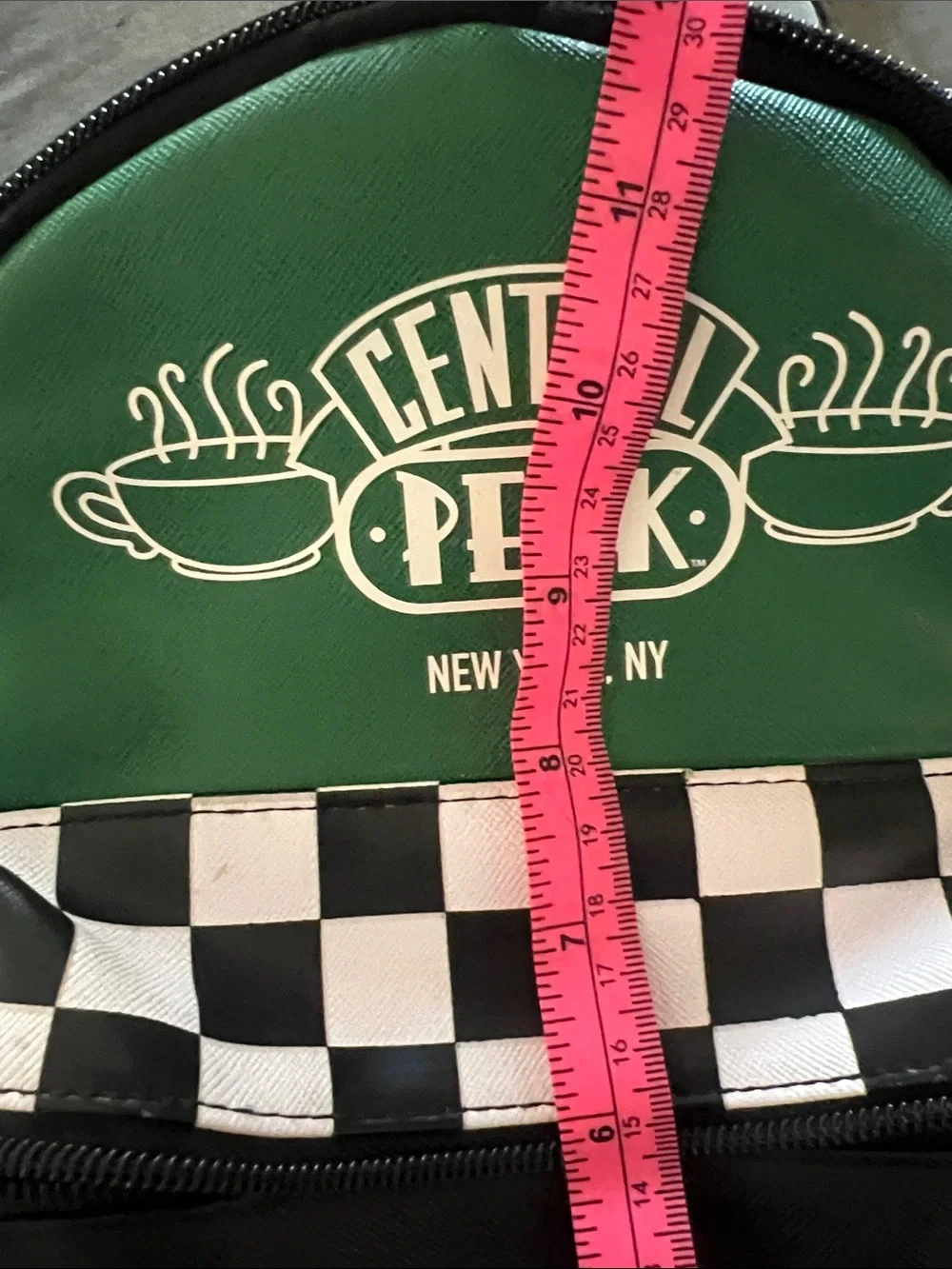 Friends Central Perk Green & Black Mini Backpack